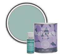 Rust-Oleum Blue Water-Resistant Bathroom Tile Paint in Matt Finish - Coastal Blue 750ml