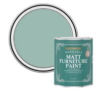 Rust-Oleum Blue Furniture & Skirting Board Paint in Matt Finish - Coastal Blue 750ml