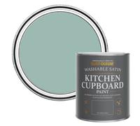Rust-Oleum Blue Scrubbable Kitchen Cupboard Paint in Satin Finish - Coastal Blue 750ml