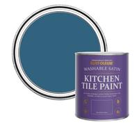 Rust-Oleum Cobalt Satin Kitchen Tile Paint 750Ml