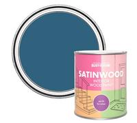Rust-Oleum Blue Satinwood Interior Wood Paint - Cobalt 750ml