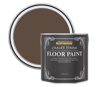 Rust-Oleum Scratch-Resistant Floor Paint in Chalky Finish - Coffee Bean 2.5L