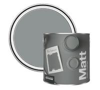 Rust-Oleum Colours Matt Emulsion Wall and Ceiling Paint - Anthracite 2.5L