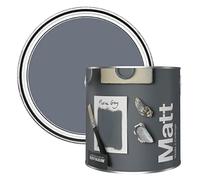 Rust-Oleum Colours Matt Emulsion Wall and Ceiling Paint - Marine Grey 2.5L