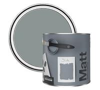 Rust-Oleum Colours Matt Emulsion Wall and Ceiling Paint - Slate 2.5L