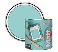 Rust-Oleum Colours Matt Emulsion Wall and Ceiling Paint - Teal 2.5L