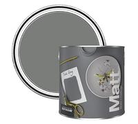 Rust-Oleum Colours Matt Emulsion Wall and Ceiling Paint - Torch Grey 2.5L