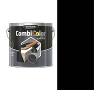 RUST-OLEUM 7379MS.2.5 Combicolor Multi-Surface, One Paint, Many Surfaces, Black-RAL 9005