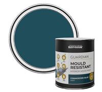 Rust-Oleum Commodore Blue Guardian Matt Mould Resistant Interior Wood Paint 750Ml