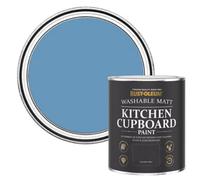 Rust-Oleum Blue Kitchen Cupboard Paint in Matt Finish - Cornflower Blue 750ml