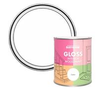 Rust-Oleum White Interior Wood Paint in Gloss Finish - Cotton (White) 750ml