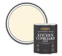 Rust-Oleum Cream Kitchen Cupboard Paint Matt Finish - Clotted Cream 750ml (RO0370025G1) No primer or topcoat needed, durable & scrubbable