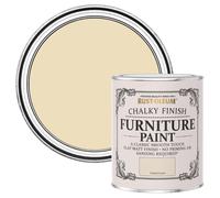 Rust-Oleum Cream Upcycled Furniture Paint in Chalky Finish Clotted Cream - 750ml