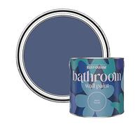 Rust-Oleum Dark Blue Water-Resistant Bathroom Wall & Ceiling Paint - Ink Blue 2.5L