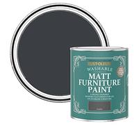 Rust-Oleum Dark Grey Furniture & Skirting Board Paint in Matt Finish - Graphite 750ml