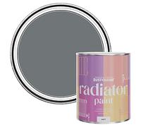 Rust-Oleum Dark Grey Heat Resistant Radiator Paint in Matt Finish - Slate 750ml (SHDRCT1192)