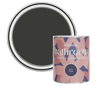 Rust-Oleum Black Moisture Resistant Bathroom Wood and Cabinet Paint in Gloss Finish - Dark Magic 750ml
