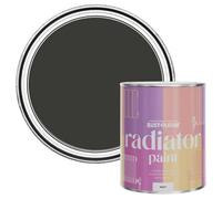 Rust-Oleum Black Heat Resistant Radiator Paint in Matt Finish - Dark Magic 750ML