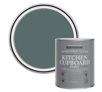 Rust-Oleum Green Kitchen Cupboard Paint in Gloss Finish - Deep Sea 750ml