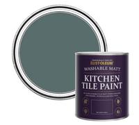 Rust-Oleum Deep Sea Matt Kitchen Tile Paint 750Ml
