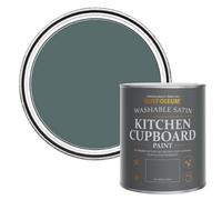 Rust-Oleum Deep Sea Satin Kitchen Cupboard Paint 750Ml