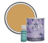 Rust-Oleum Yellow Water-Resistant Bathroom Tile Paint in Matt Finish - Dijon 750ml