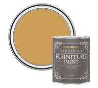 Rust-Oleum Yellow Furniture Paint in Satin Finish - Dijon 750ml