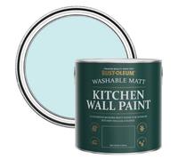 Rust-Oleum Blue Washable Kitchen Wall Paint in Matt Finish - Duck Egg 2.5L
