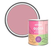 Rust-Oleum Pink Interior Wood Paint in Gloss Finish - Dusky Pink 750ml