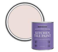Rust-Oleum Pink Water-Resistant Kitchen Tile Paint in Gloss Finish - Elbow Beach 750ml