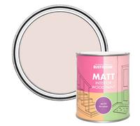 Rust-Oleum Pink Interior Wood Paint in Matt Finish - Elbow Beach 750ml