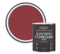 Rust-Oleum Red Kitchen Cupboard Paint in Matt Finish - Empire Red 750ml