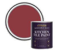 Rust-Oleum Empire Red Matt Kitchen Tile Paint 750Ml