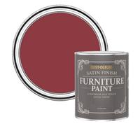 Rust-Oleum Red Furniture Paint in Satin Finish - Empire Red 750ml