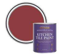 Rust-Oleum Empire Red Satin Kitchen Tile Paint 750Ml