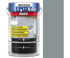 Rust Oleum Epoxy Shield Maxx Floor Coating Paint Steel Grey 5l
