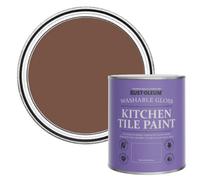 Rust-Oleum Faded Ember Gloss Kitchen Tile Paint 750Ml