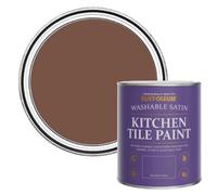 Rust-Oleum Water-Resistant Kitchen Tile Paint in Satin Finish - Faded Ember 750ml