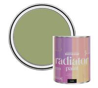 Rust-Oleum Green Heat Resistant Radiator Paint in Gloss Finish - Familiar Ground 750ml