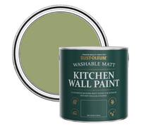 Rust-Oleum Green Washable Kitchen Wall Paint in Matt Finish - Familiar Ground 2.5L