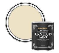Rust-Oleum Cream Furniture Paint in Gloss Finish - Featherstone 750ml