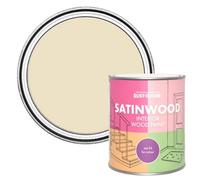 Rust-Oleum Beige Satinwood Interior Wood Paint - Featherstone 750ml