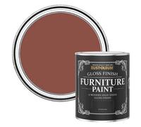 Rust-Oleum Red Furniture Paint in Gloss Finish - Fire Brick 750ml
