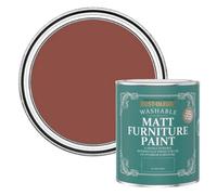 Rust-Oleum Red Furniture Paint in Matt Finish - Fire Brick 750ml