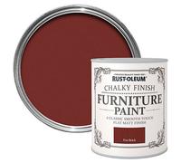 Rust-Oleum Chalk Furniture Paint Fire Brick 750ml