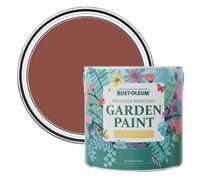 Rust-Oleum Red Mould-Resistant Garden Paint In Matt Finish - Fire Brick 2.5L