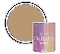 Rust-Oleum Orange Heat Resistant Radiator Paint in Matt Finish - Fired Clay 750ML