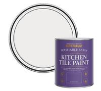 Rust-Oleum Grey water resistant Kitchen Tile Paint in Satin Finish - Fleur 750ml