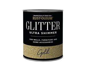 Rust-Oleum Glitter Ultra Shimmer Gold 750ml, Gold Ultra Shimmer (RO0290002G1)