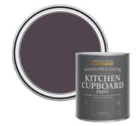 Rust-Oleum Dark Purple Scrubbable Kitchen Cupboard Paint in Satin Finish - Grape Soda 750ml